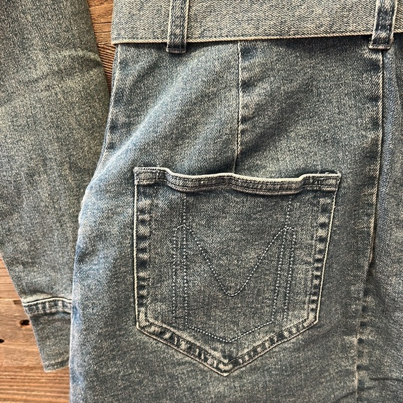 Show Me Your MuMu Outlaw Denim Dress in Tide Size XS NWT - Picture 10 of 14